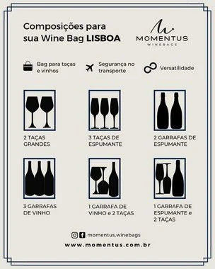 WINEBAG LISBOA MARROM