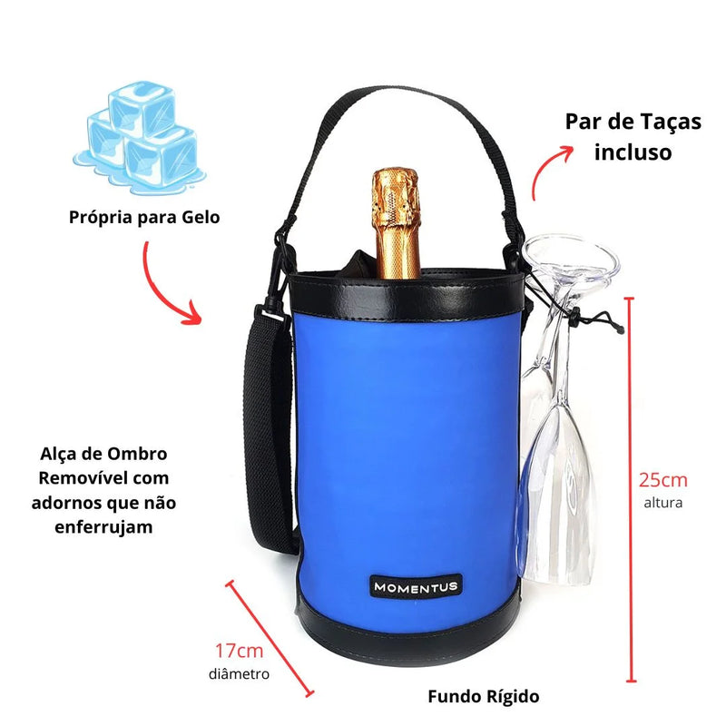 ICEBAG CACUPÉ AZUL - 1 GARRAFA