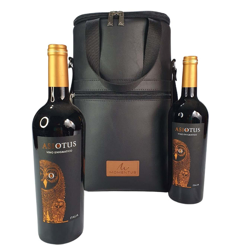 WINEBAG SAMBAQUI NÁUTICO PRETA - 2 GARRAFAS