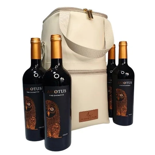 WINEBAG SAMBAQUI NÁUTICO MARFIM - 4 GARRAFAS